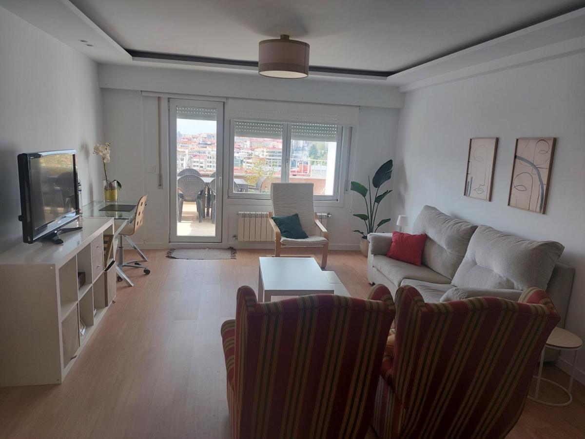 Atico Con Terraza Apartman Vigo Kültér fotó