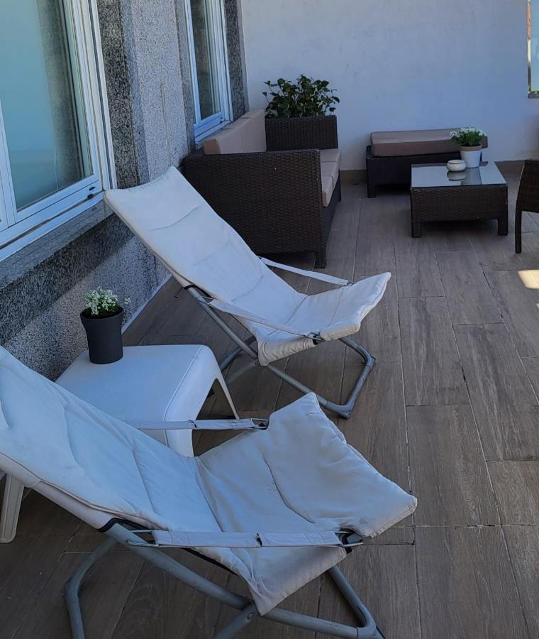 Atico Con Terraza Apartman Vigo Kültér fotó