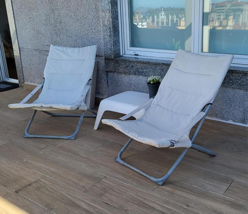 Atico Con Terraza Apartman Vigo Kültér fotó